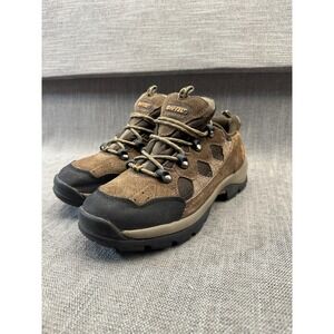 Hi-Tec Beacon Low 49968 Mens 7 Us Sneaker Brown Suede Round Toe Hiking Shoes